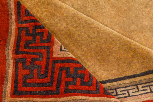 Vintage Chinese Area Rug (3' x 6')