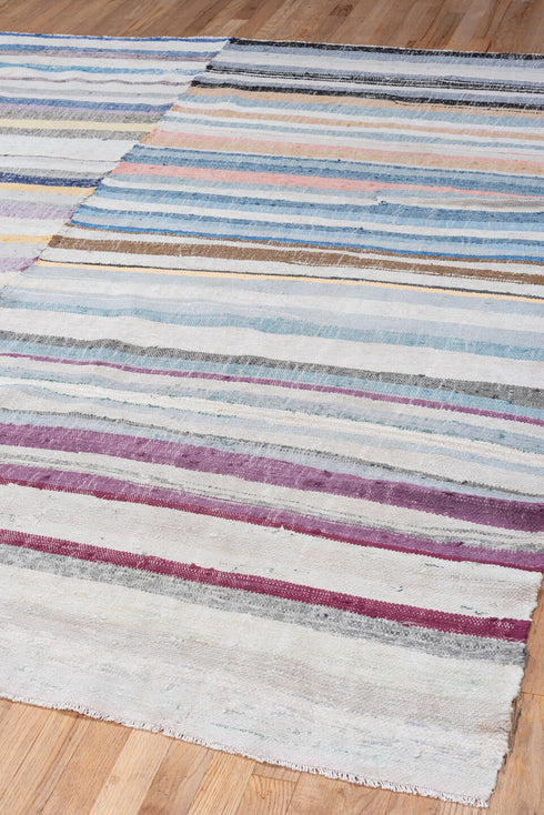 Antique Tabriz Area Rug (7' x 8')