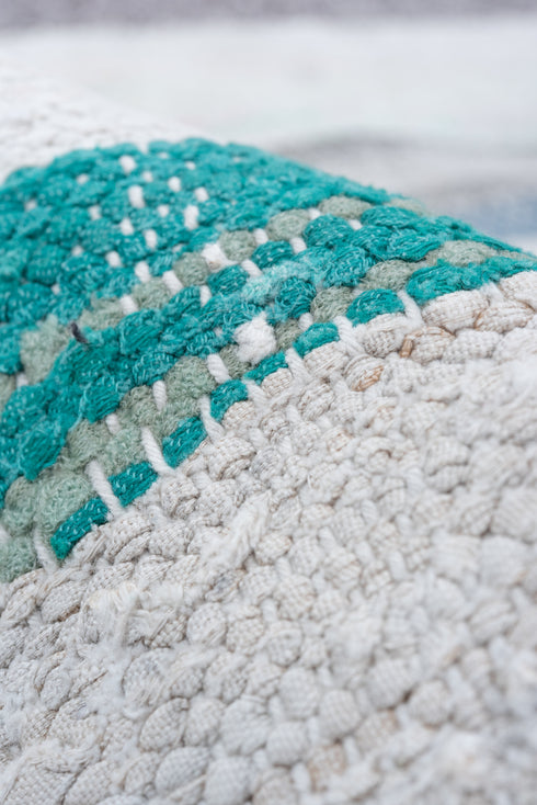 Vintage Rag Rug Area Rug (6' x 8')