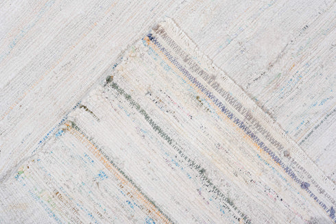 Vintage Rag Rug Area Rug (7' x 8')