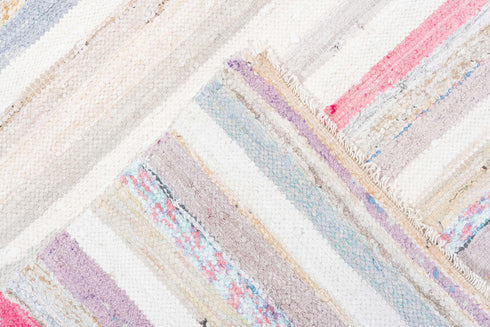 Vintage Rag Rug Area Rug (7' x 10')