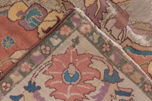 Antique Agra Runner Rug (4' x 13')