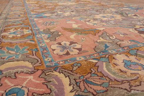 Antique Agra Runner Rug (4' x 13')