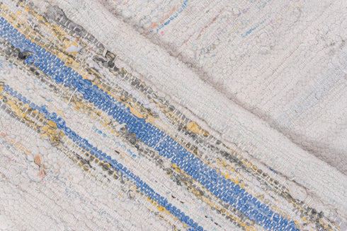 Antique Rag Rug Area Rug (5' x 7')