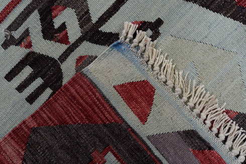 Antique Kilim Area Rug (6' x 9')