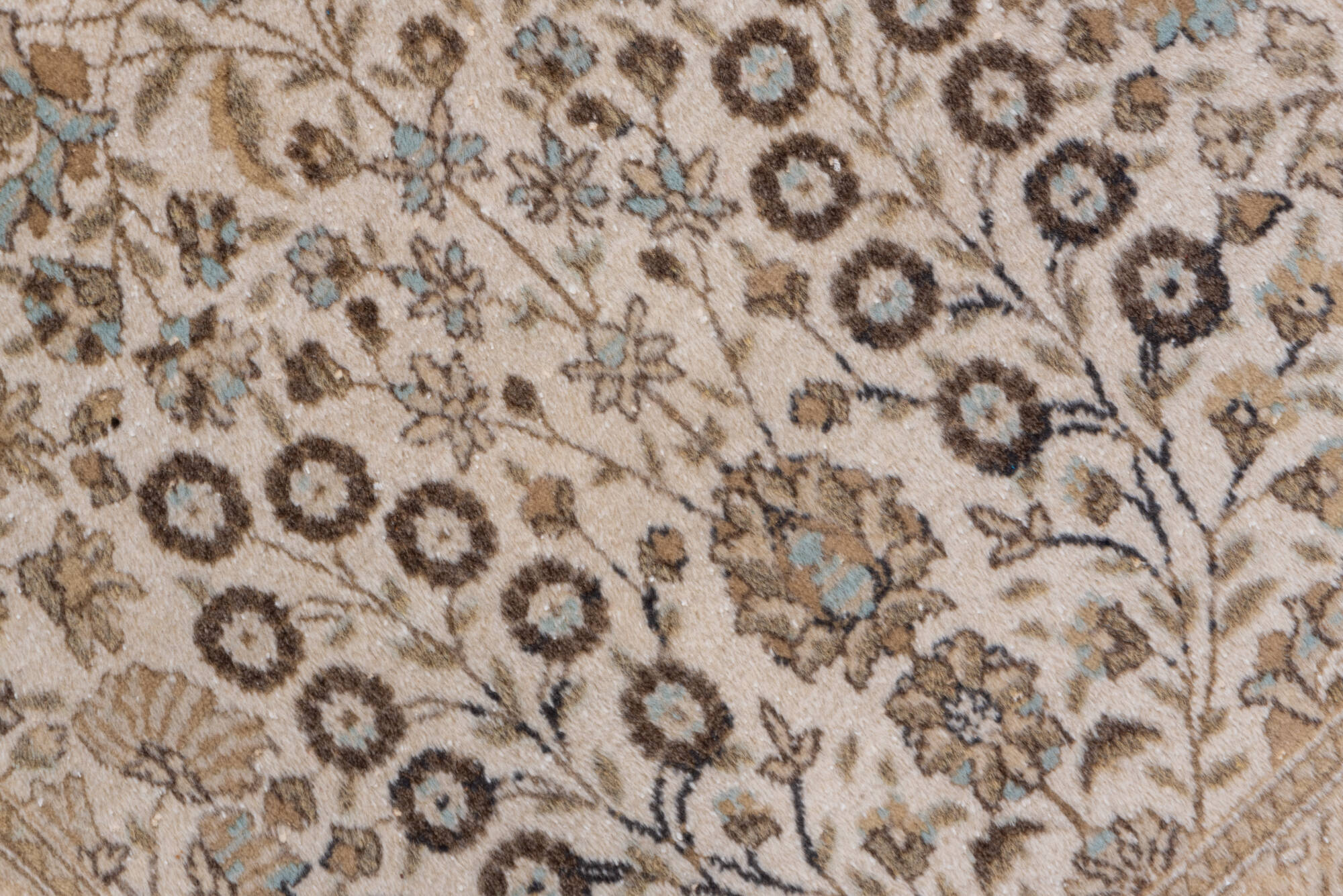 3' x 7' one-of-a-kind handmade vintage Sivas runner rug. Color palette: black, brown, gray, light gray, off-white, pink