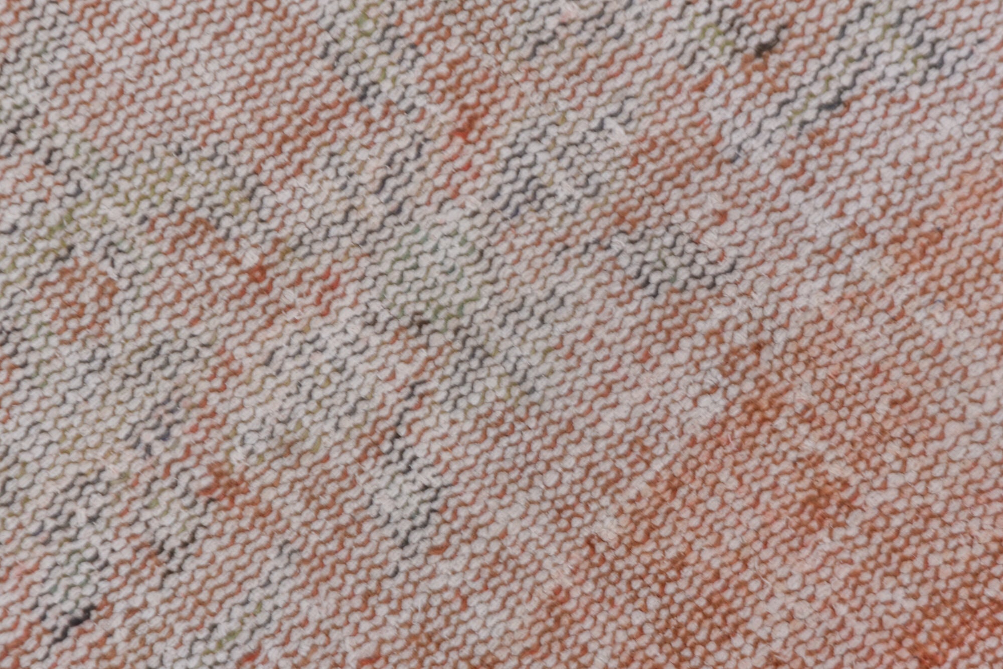 6' x 9' one-of-a-kind handmade vintage Oushak medium size rug. Color palette: dark gray, gainsboro, gray, light gray