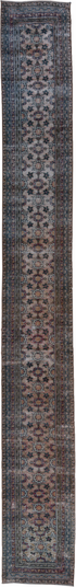 Antique Khorassan Runner Rug (2' x 17')