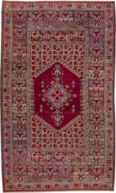 Antique Ghordes Area Rug (6' x 11')