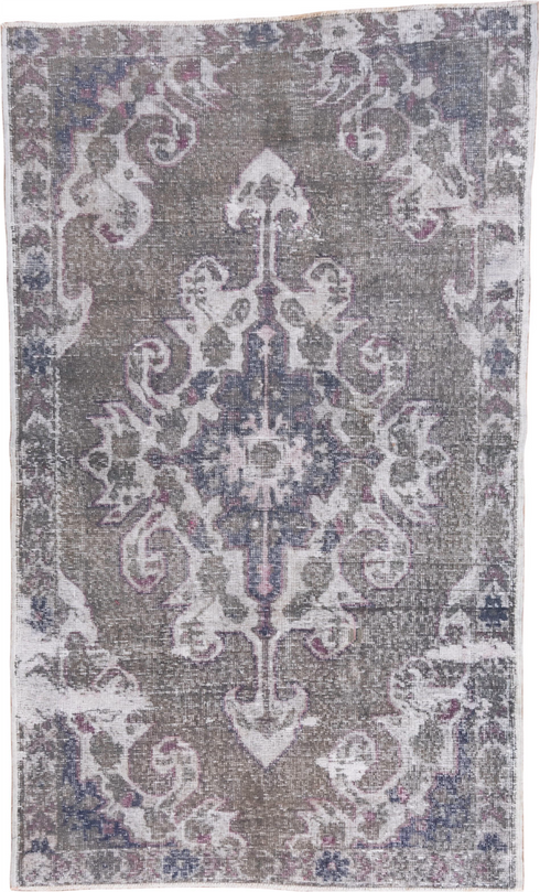 Vintage Oushak Area Rug (4' x 7')