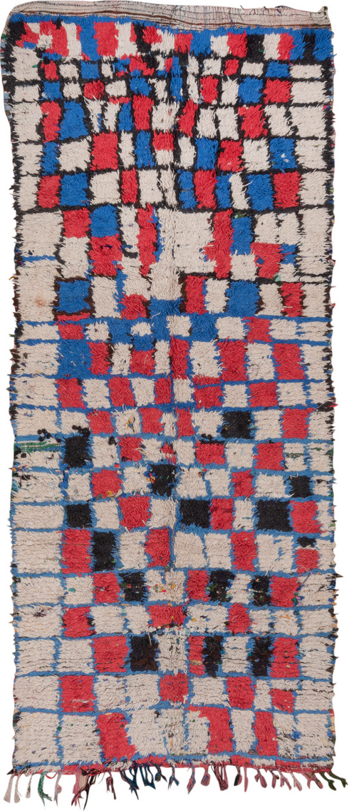 Vintage Moroccan Runner Rug (4' x 10')