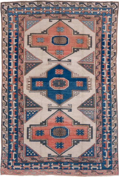 Vintage Oushak Area Rug (4' x 6')