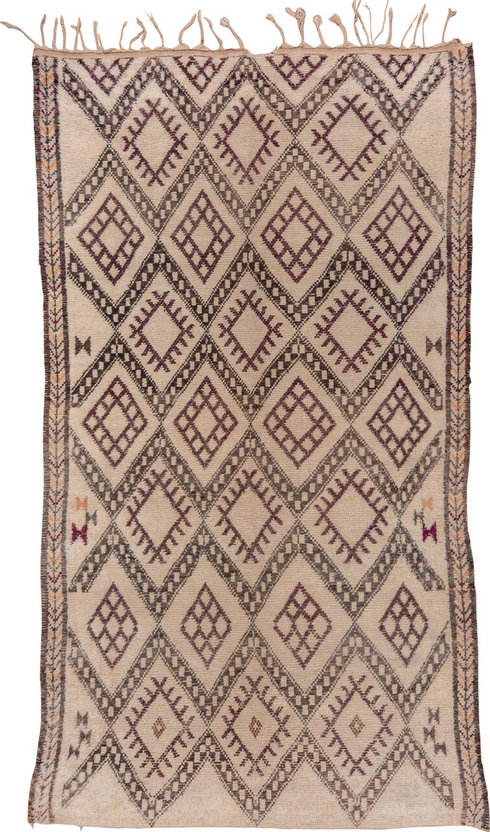 Vintage Moroccan Area Rug (6' x 11')