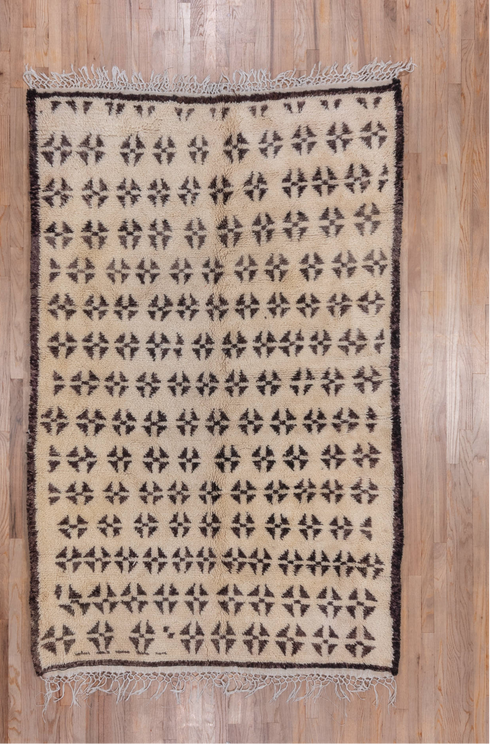 Vintage Moroccan Area Rug (5' x 8')