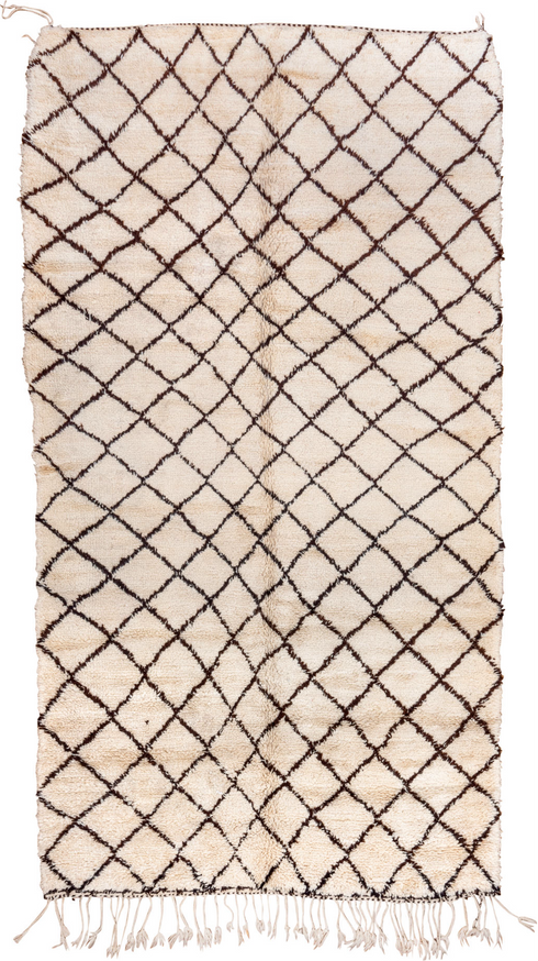 Vintage Moroccan Area Rug (7' x 13')