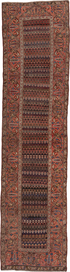 Antique Bidjar Runner Rug (3' x 14')