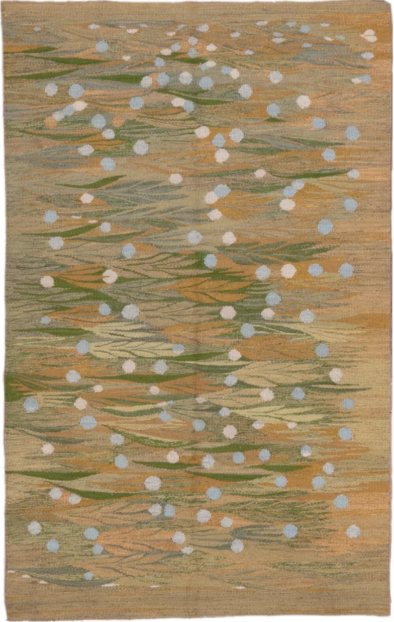 3' x 4' one-of-a-kind handmade vintage Kilim small size rug. Color palette: brown, dark gray, gray, green, light gray