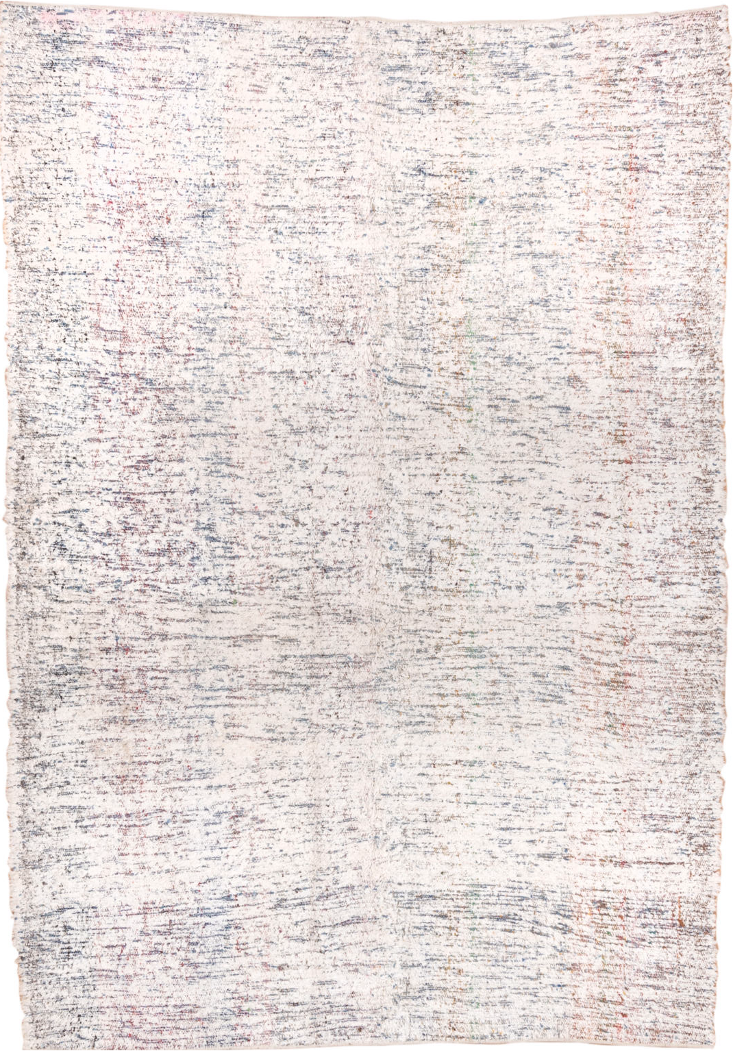 5' x 8' one-of-a-kind handmade vintage Kilim medium size rug. Color palette: dark gray, gainsboro, gray, light gray, linen