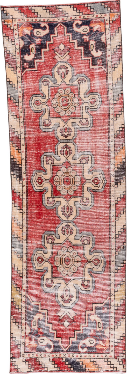 Vintage Oushak Runner Rug (2' x 8')