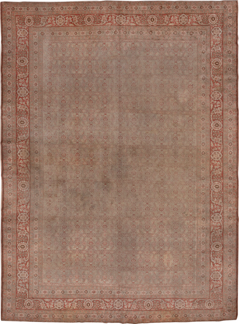 Antique Tabriz Area Rug (11' x 14')