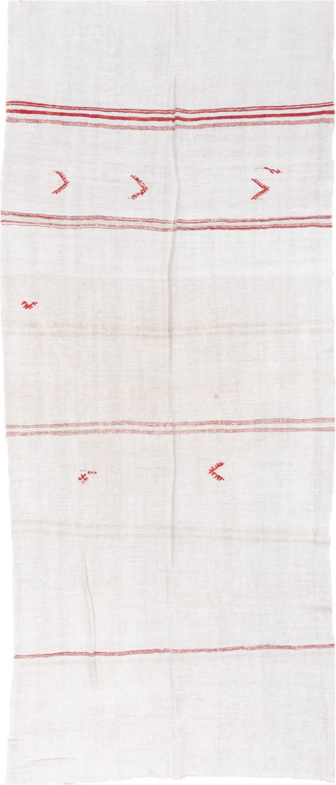 Vintage Hemp Kilim Area Rug (5' x 12')