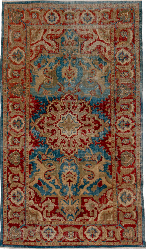 Antique Amritzar Area Rug (3' x 6')
