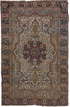 Antique Mohtasham Kashan Area Rug (4' x 6')