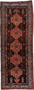 Antique Malayer Runner Rug (4' x 11')