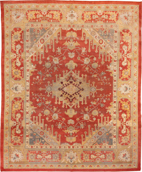 Antique Amritzar Area Rug (11' x 14')
