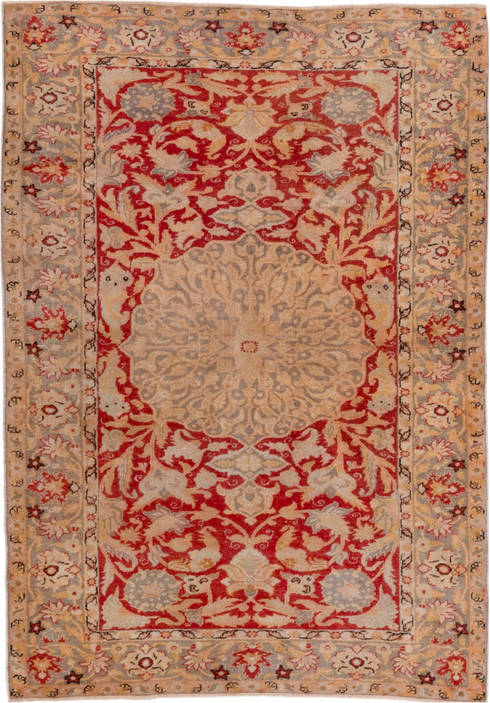 Antique Kaisary Area Rug (4' x 5')