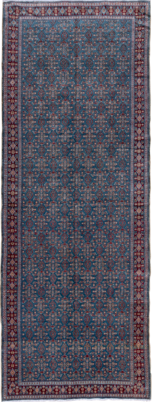 Antique Senne Runner Rug (3' x 9')