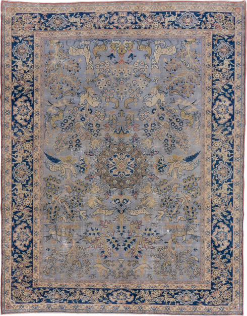 Vintage Tabriz Area Rug (7' x 10')