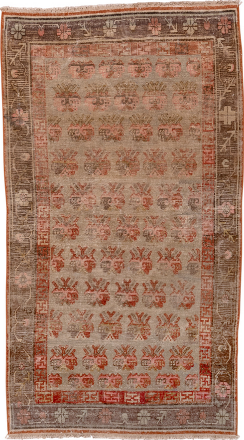 Antique Khotan Area Rug (4' x 7')