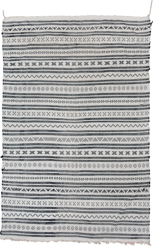 Vintage Cactus Kilim Area Rug (6' x 9')