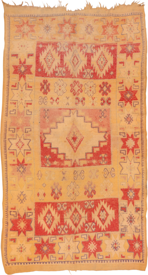Vintage Moroccan Area Rug (5' x 9')
