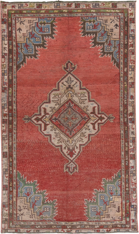 Vintage Oushak Area Rug (3' x 5')