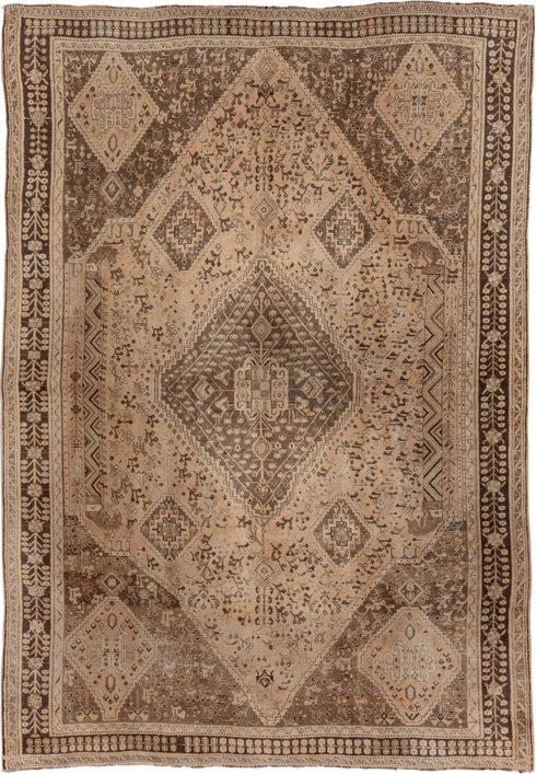 Antique Shiraz Area Rug (6' x 9')