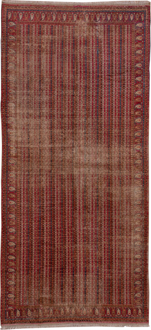 Antique Ghordes Area Rug (6' x 12')