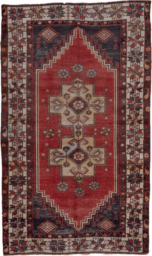 Antique Oushak Area Rug (4' x 6')
