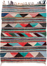 Vintage Rag Rug Area Rug (4' x 5')