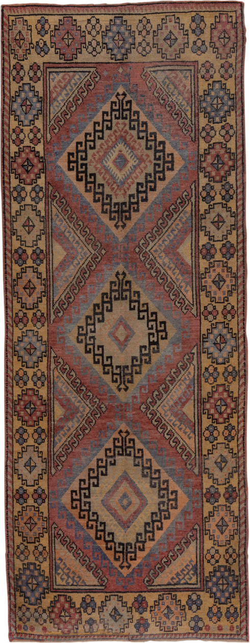 Vintage Oushak Runner Rug (4' x 10')