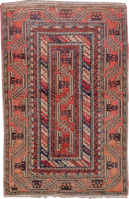 Vintage Oushak Area Rug (3' x 5')