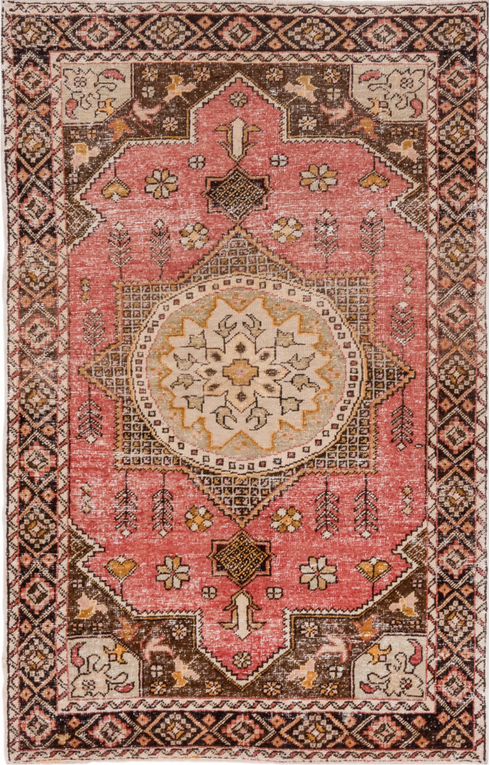 Vintage Oushak Area Rug (4' x 6')