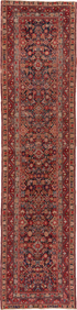 Antique Malayer Runner Rug (3' x 12')