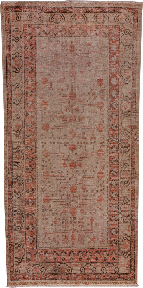 Antique Khotan Area Rug (5' x 11')