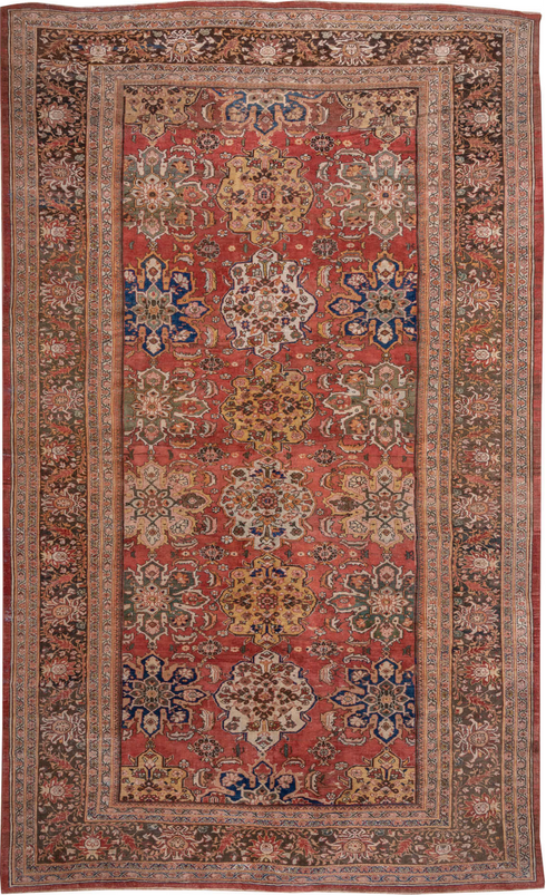 Antique Sultanabad Area Rug (11' x 19')