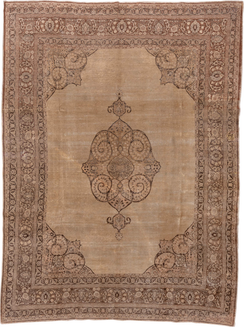 Antique Tabriz Area Rug (9' x 12')