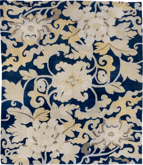 Vintage Tibetan Area Rug (8' x 9')