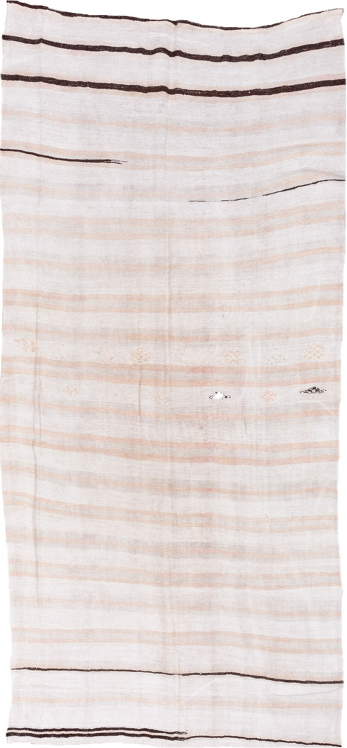 Vintage Hemp Kilim Area Rug (6' x 12')