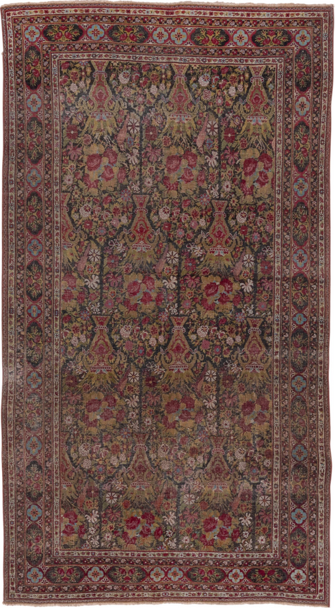 Antique Agra Area Rug (4' x 8')